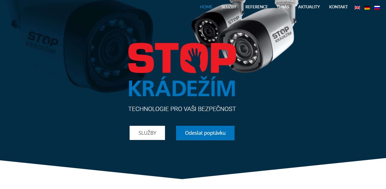 STOP KRÁDEŽÍM, spol. s.r.o. - zabezpečovací systémy a bezpečnostní služby Plzeň